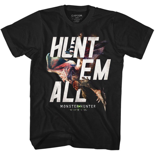Monster Hunter Hunt Em All T-Shirt - HYPER iCONiC
