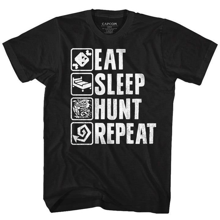 Monster Hunter Hunt Repeat T-Shirt - HYPER iCONiC