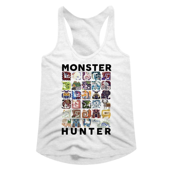 Monster Hunter Let'S Hunt! Womens Racerback Tank - HYPER iCONiC
