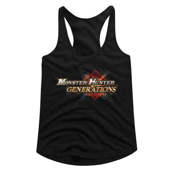 Monster Hunter Mhg Logo Womens Racerback Tank - HYPER iCONiC