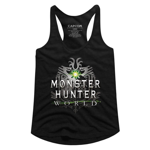Monster Hunter Mhw Logo Womens Racerback Tank - HYPER iCONiC
