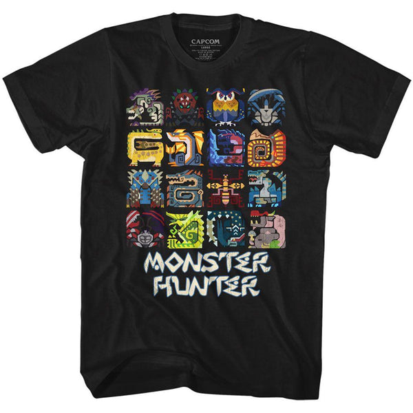 Monster Hunter Symbols T-Shirt - HYPER iCONiC