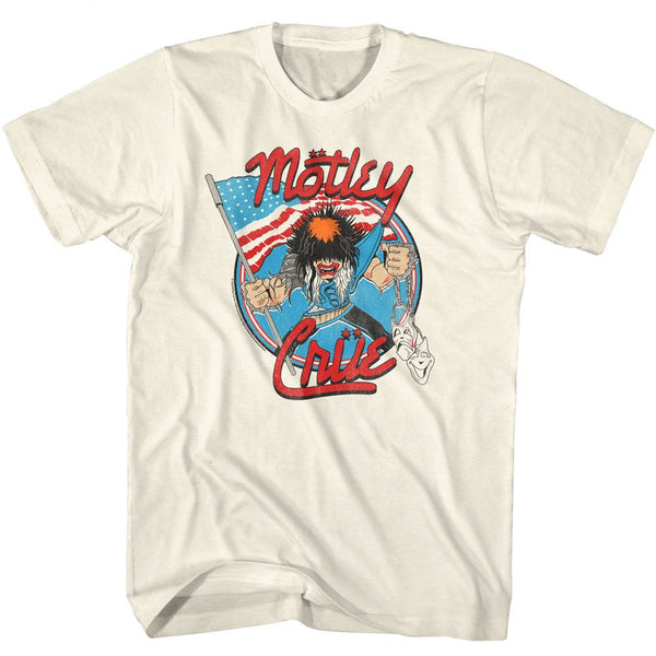 Motley Crue - Allister With Us Flag T-Shirt - HYPER iCONiC.