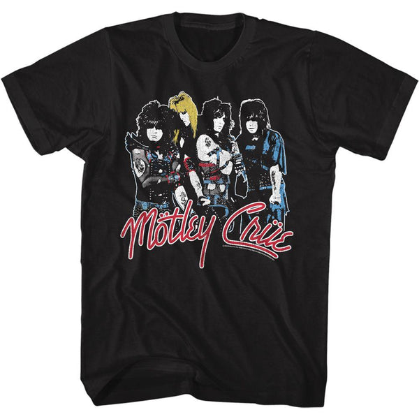 Motley Crue Band Logo Boyfriend Tee - HYPER iCONiC