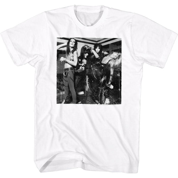 Motley Crue B&W Band Pic T-Shirt - HYPER iCONiC