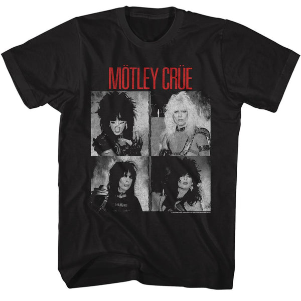Motley Crue - BW Shout Cover T-Shirt - HYPER iCONiC.