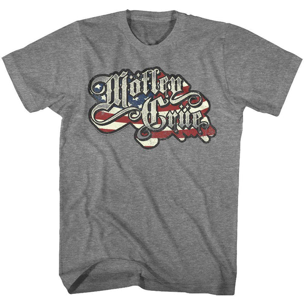 Motley Crue Crue Flag T-Shirt - HYPER iCONiC