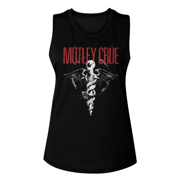 Motley Crue Dr Feel Good Womens Muscle Tank Top - HYPER iCONiC