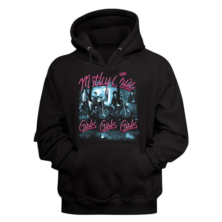 Motley Crue Girls Girls Girls Boyfriend Hoodie - HYPER iCONiC