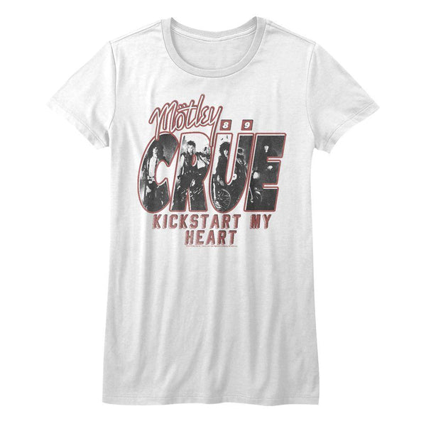 Motley Crue Kickstart My Heart Womens T-Shirt - HYPER iCONiC