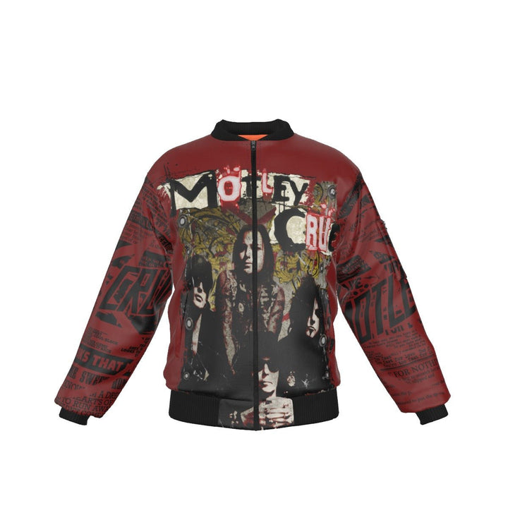 Motley Crue Men's Bomber Jacket - HYPER iCONiC.