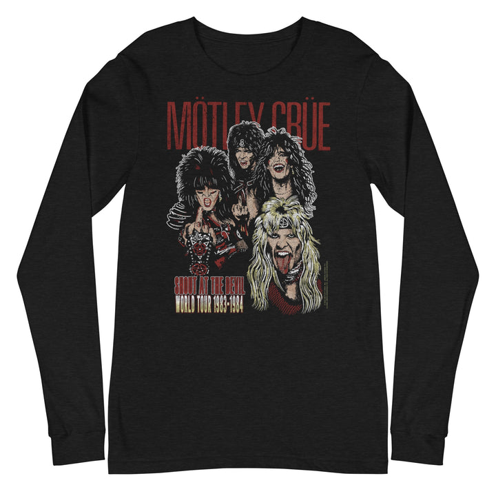 Motley Crue Shout at the Devil Long Sleeve T-Shirt - HYPER iCONiC.