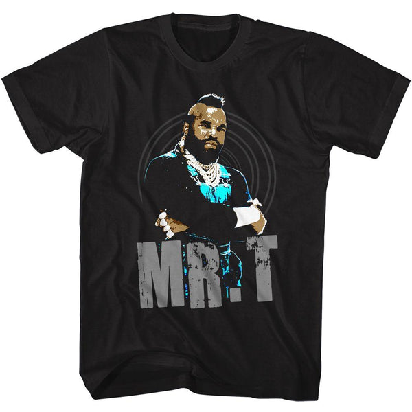 Mr. T - Mr. T Black And Blue T-Shirt - HYPER iCONiC