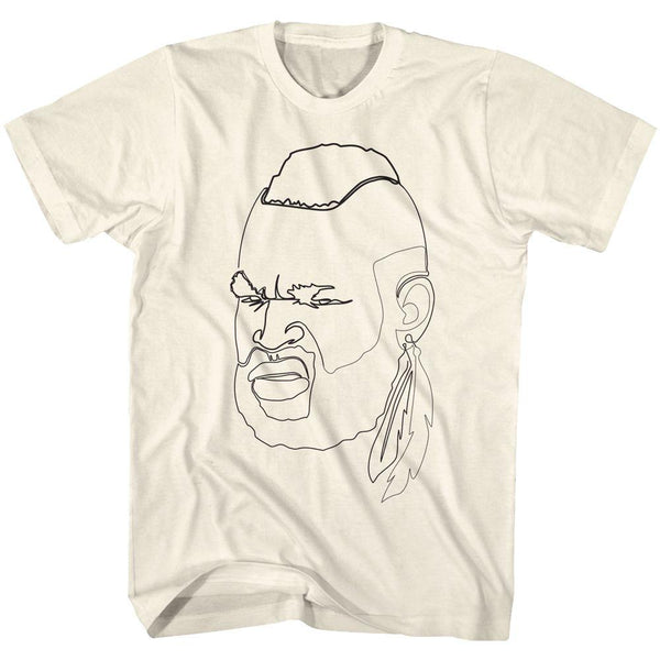Mr. T One Line Mr. T T-Shirt - HYPER iCONiC