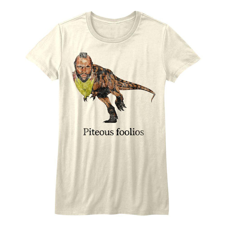 Mr. T - Piteous Foolious Womens T-Shirt - HYPER iCONiC