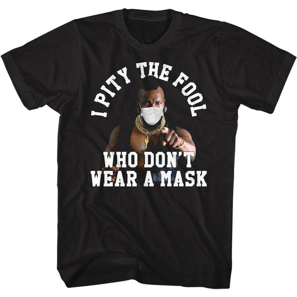 Mr. T - Pity The Fool Mask T-Shirt - HYPER iCONiC
