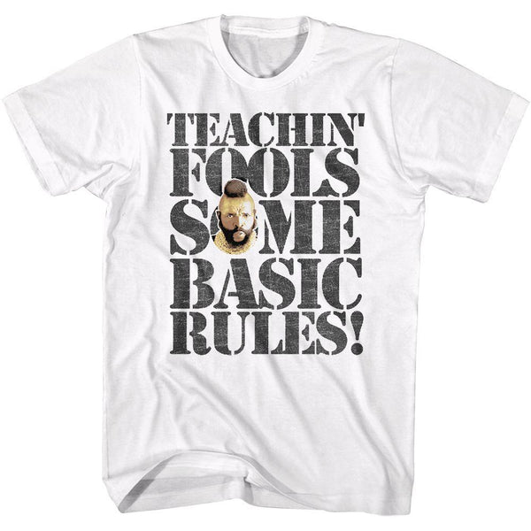 Mr. T Rules For Fools T-Shirt - HYPER iCONiC
