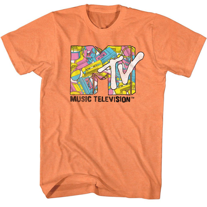 MTV - Cassette Collage T-Shirt - HYPER iCONiC.
