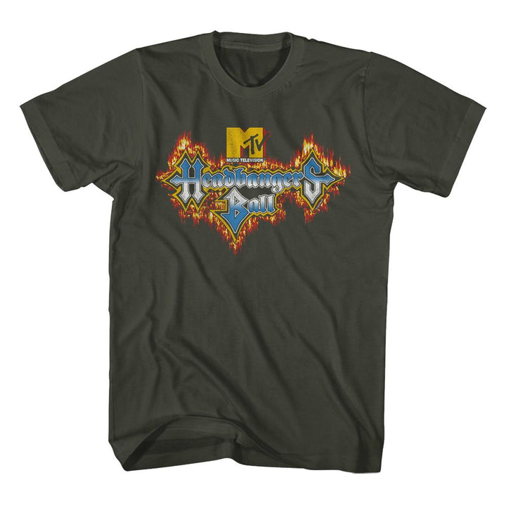 MTV - Headbangers Fire Logo T-Shirt - HYPER iCONiC.