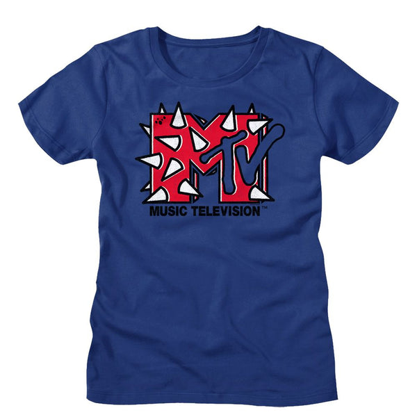 MTV - Spiky Womens T-Shirt - HYPER iCONiC.