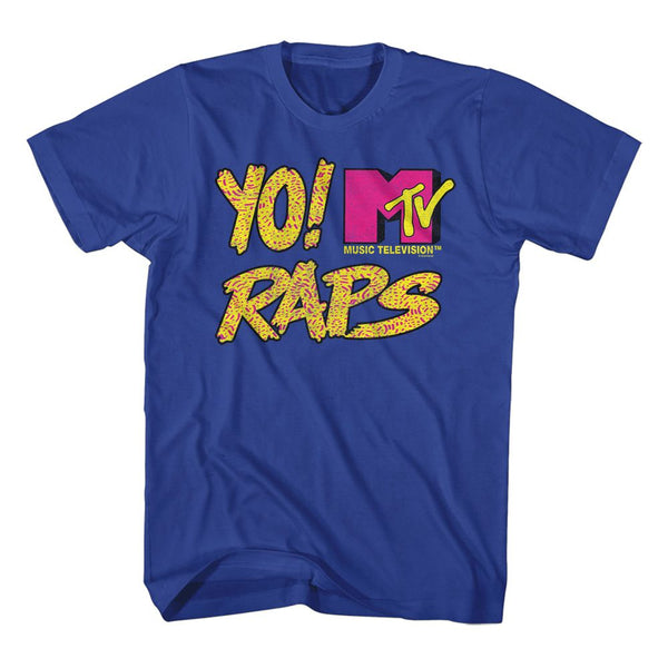 MTV - Yo Raps Texture T-Shirt - HYPER iCONiC.