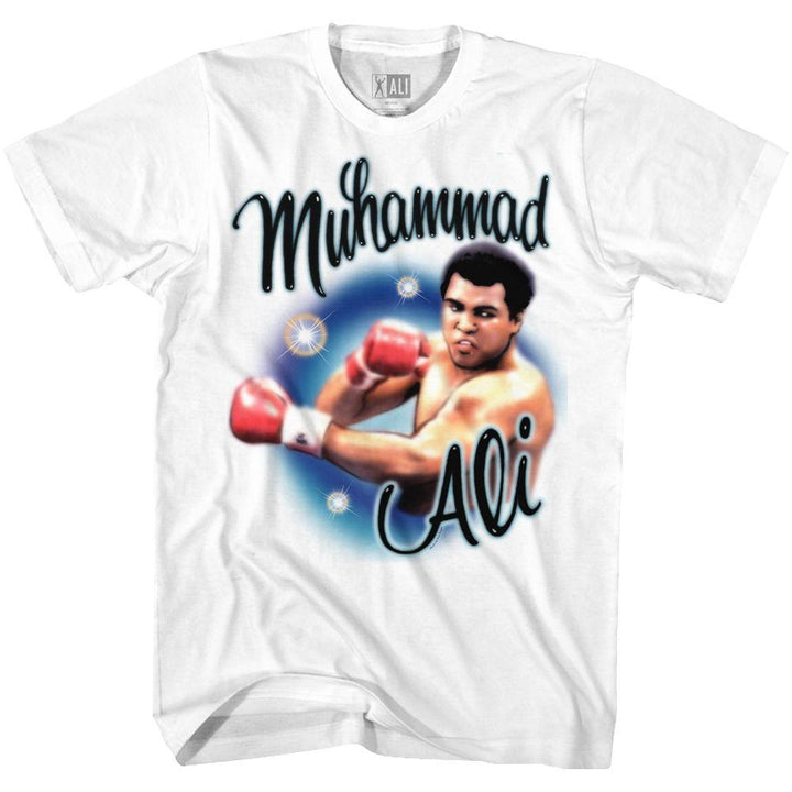 Muhammad Ali Airbrush Punch T-Shirt - HYPER iCONiC
