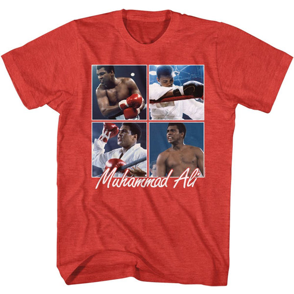 Muhammad Ali - Ali Four Squares T-Shirt - HYPER iCONiC.