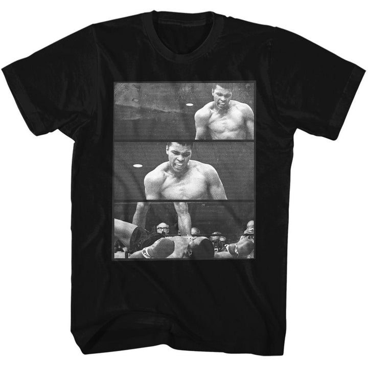 Muhammad Ali - Ali Over Liston 3 Box T-Shirt - HYPER iCONiC