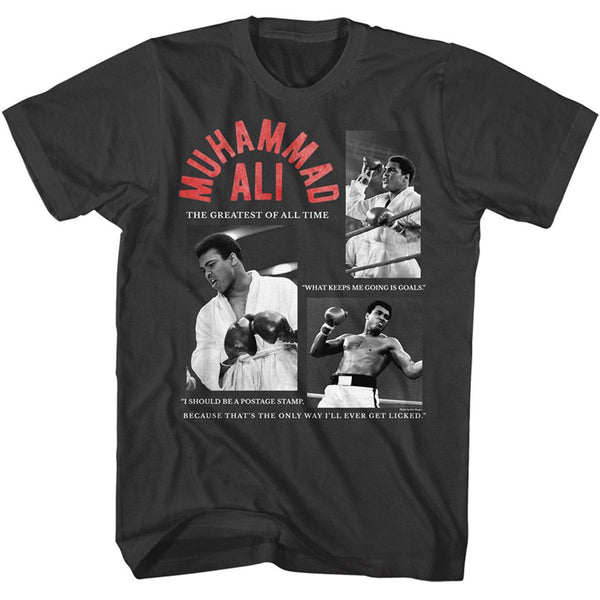 Muhammad Ali - Ali Quote Collage T-Shirt - HYPER iCONiC.