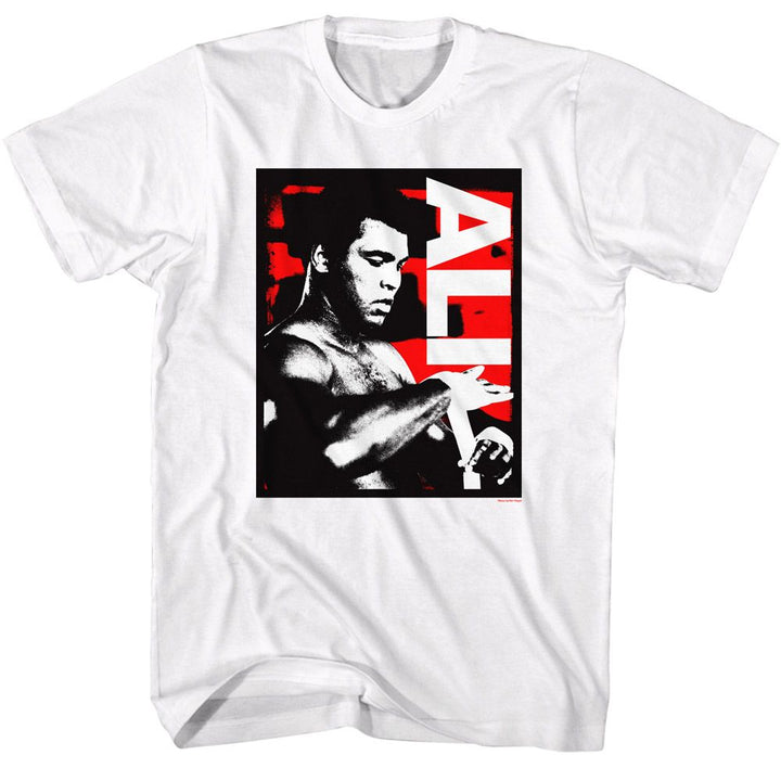 Muhammad Ali - Ali Wrapping Hands T-Shirt - HYPER iCONiC.