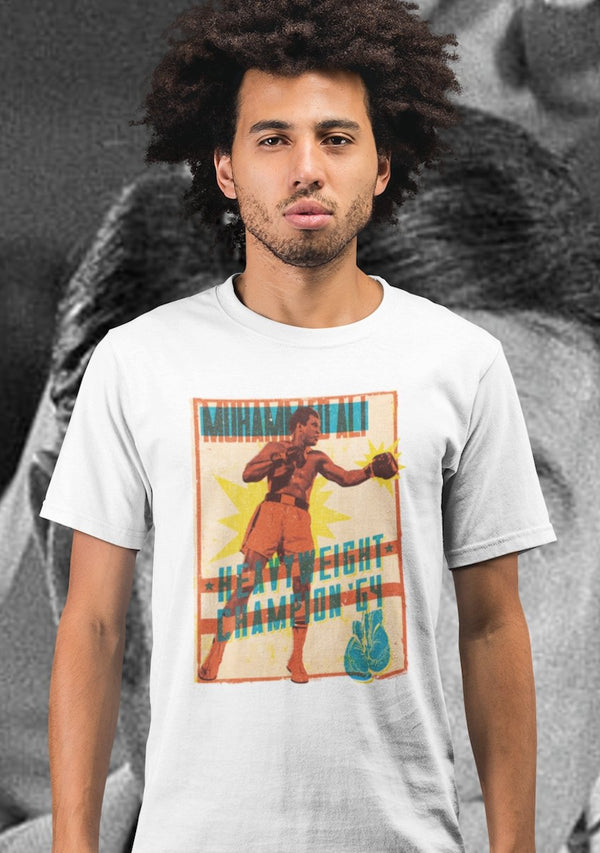 Muhammad Ali Bright Poster T-Shirt - HYPER iCONiC.
