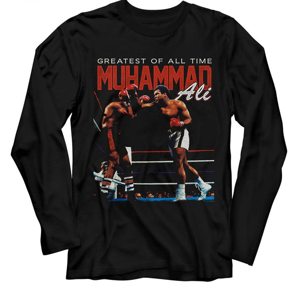 Muhammad Ali - Fight Ring Long Sleeve Boyfriend Tee - HYPER iCONiC.