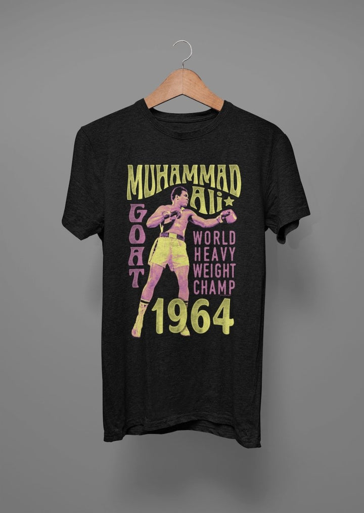 MUHAMMAD ALI - GOAT 1964 BIG AND TALL T-SHIRT - HYPER iCONiC.