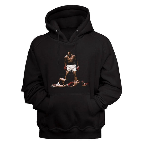 Muhammad Ali - Over And Over Boyfriend Hoodie - HYPER iCONiC