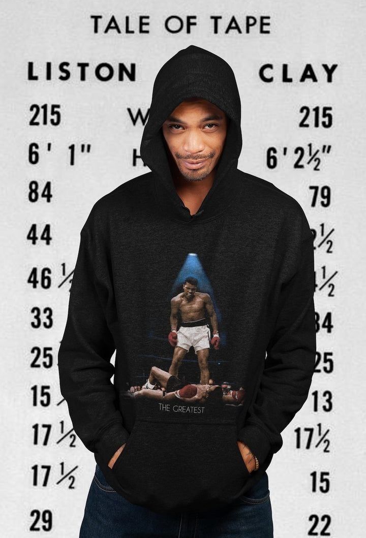 Muhammad Ali - Over And Over Hoodie - HYPER iCONiC.
