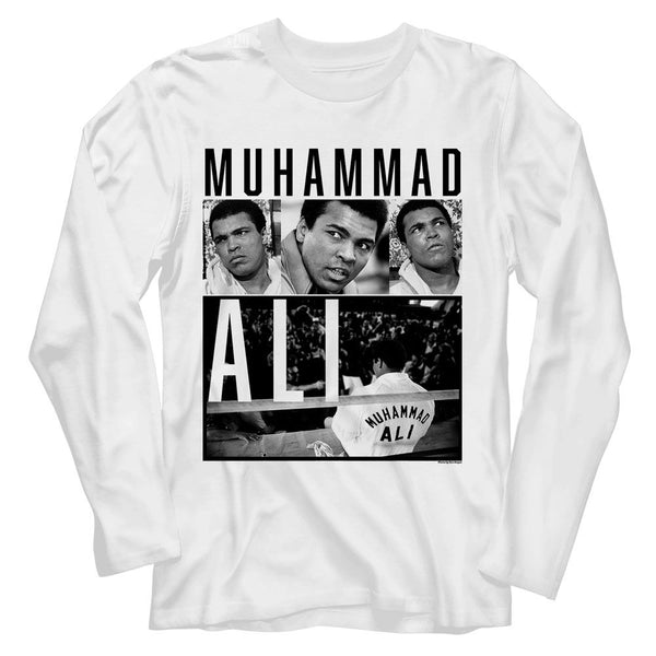 Muhammad Ali - Photos Long Sleeve Boyfriend Tee - HYPER iCONiC.