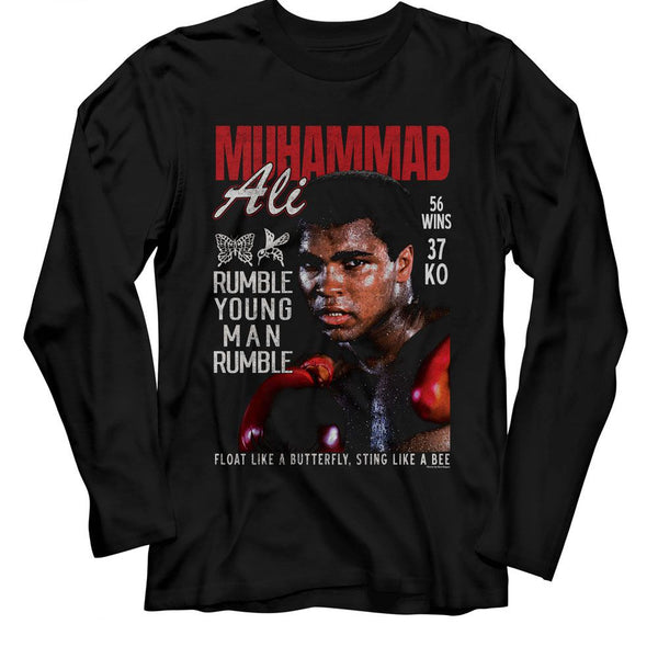 Muhammad Ali - Sweat Photograph Long Sleeve Boyfriend Tee - HYPER iCONiC.