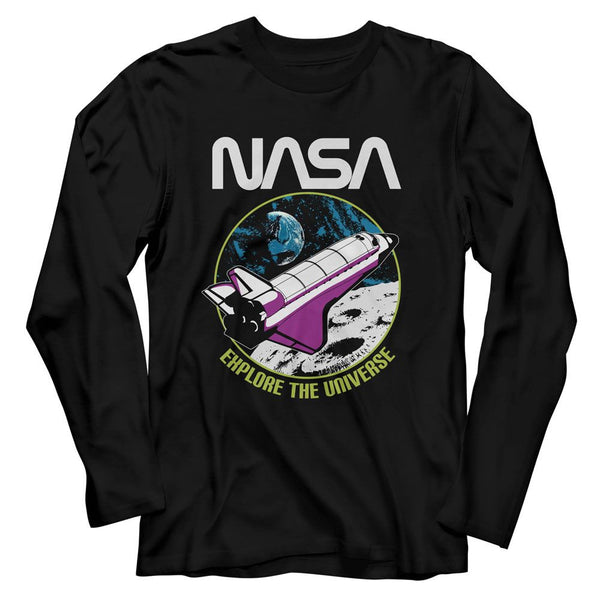 NASA - Explore The Universe Long Sleeve Boyfriend Tee - HYPER iCONiC.