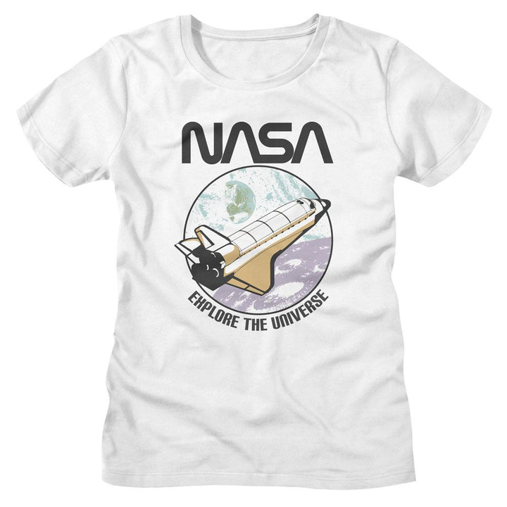 NASA - Explore The Universe Womens T-Shirt - HYPER iCONiC.