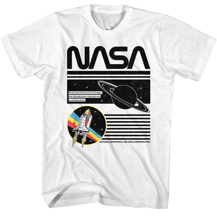 NASA - Saturn Boyfriend Tee - HYPER iCONiC.