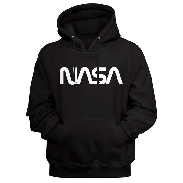 NASA - Worm Logo Boyfriend Hoodie - HYPER iCONiC.