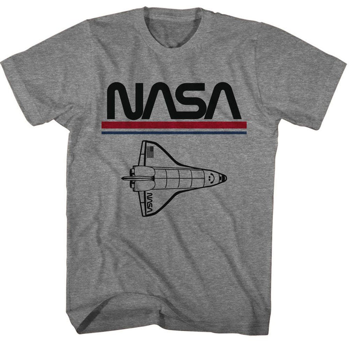 NASA - Worm Logo Shuttle Boyfriend Tee - HYPER iCONiC.