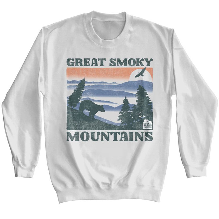 National Parks - GSM Bear And Mtns Sweatshirt - HYPER iCONiC.