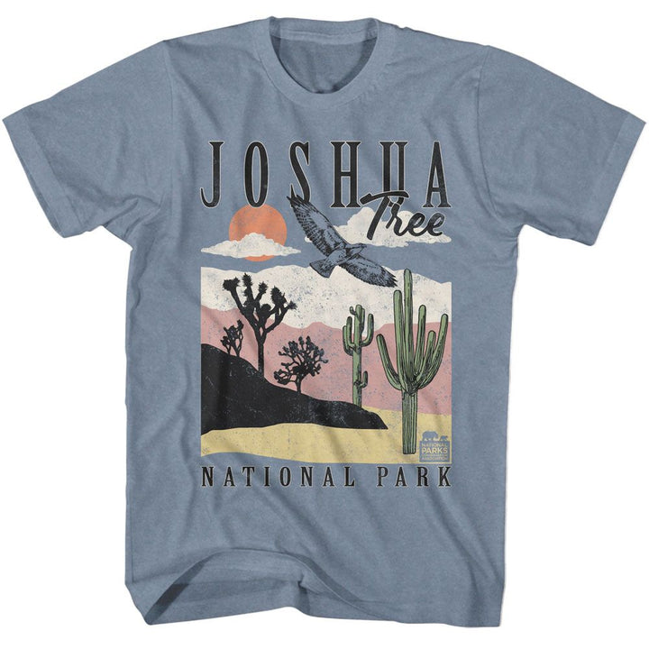 National Parks - Joshua Tree Landscape W Cacti Boyfriend Tee - HYPER iCONiC.