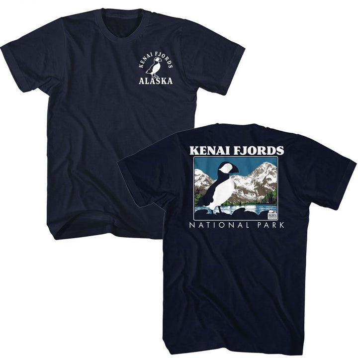 National Parks - Kenai Fjords Puffin T-Shirt - HYPER iCONiC.