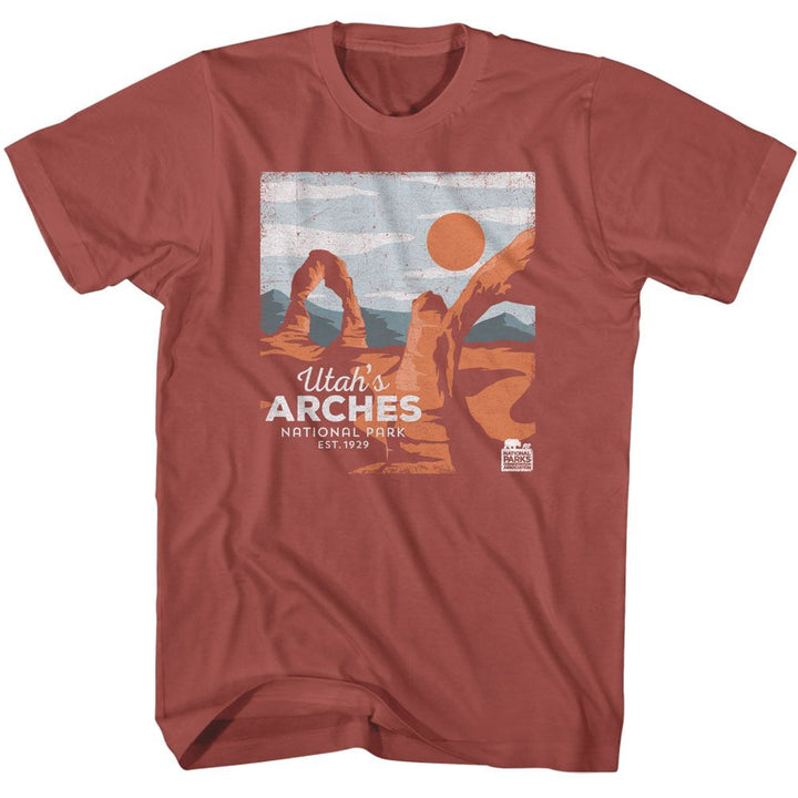 National Parks - Utahs Arches T-Shirt - HYPER iCONiC.