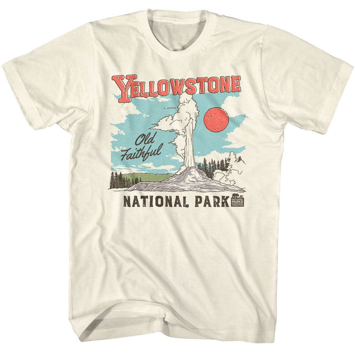 National Parks - Yellowstone Illustration T-Shirt - HYPER iCONiC.