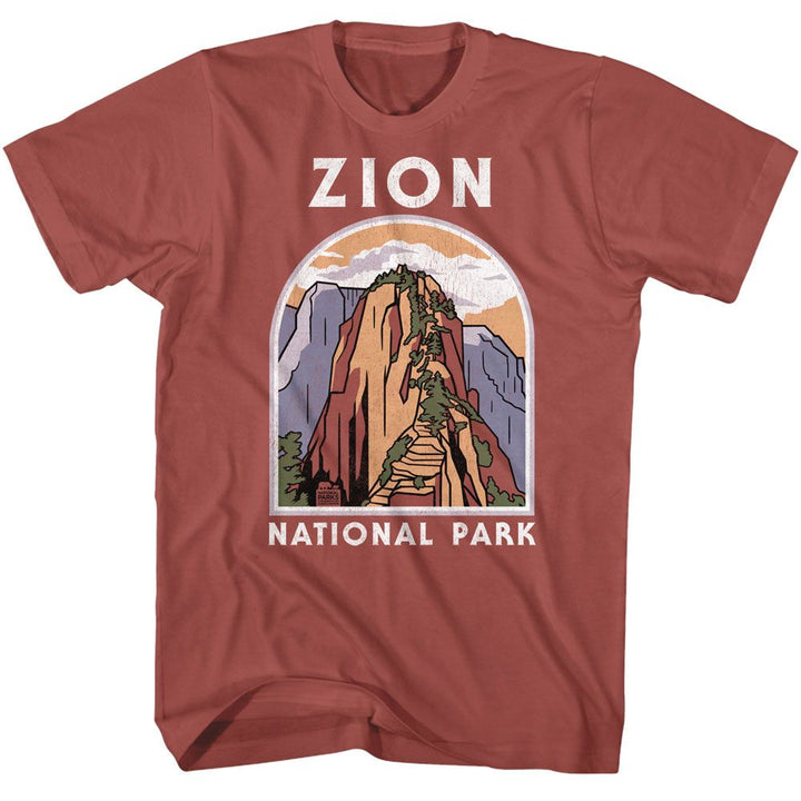 National Parks - Zion Angels Landing Boyfriend Tee - HYPER iCONiC.