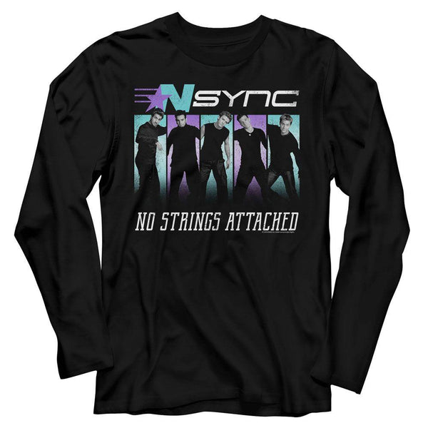 *NSYNC Blue Purple Long Sleeve T-Shirt - HYPER iCONiC
