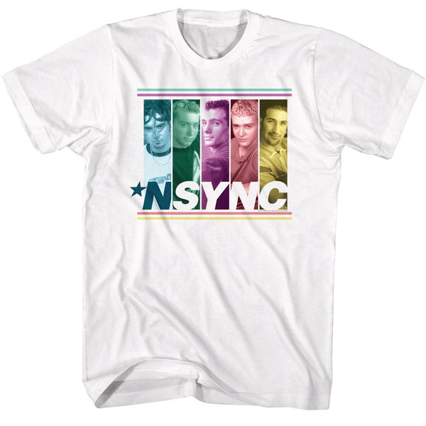 *NSYNC - Multicolored Boxes T-Shirt - HYPER iCONiC.